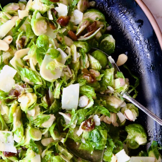 Shaved Brussels Sprouts Salad - Recipe photo by fromachefskitchen