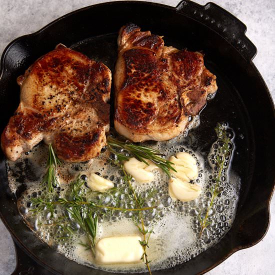 Skillet Pork Chops - Recipe photo by Barbara Curry