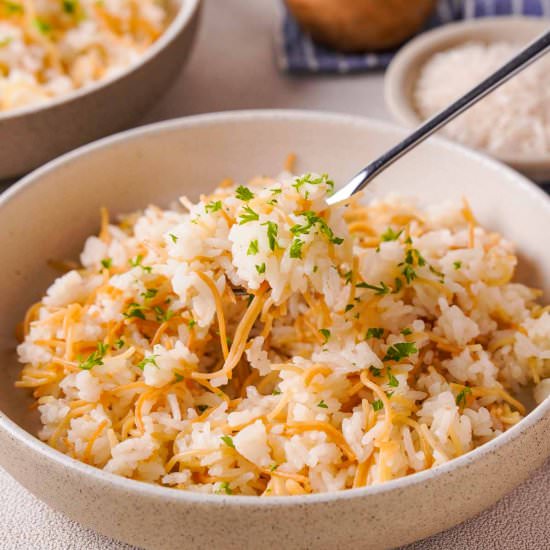Egyptian Rice - Recipe photo by chocolatesandchai
