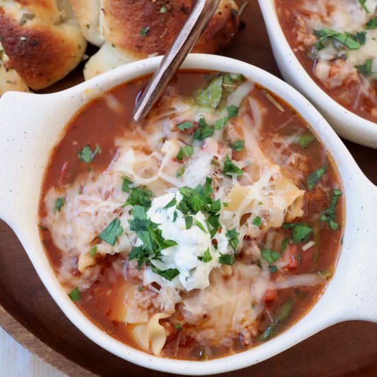Lasagna Soup - Recipe photo by Whitney Bond