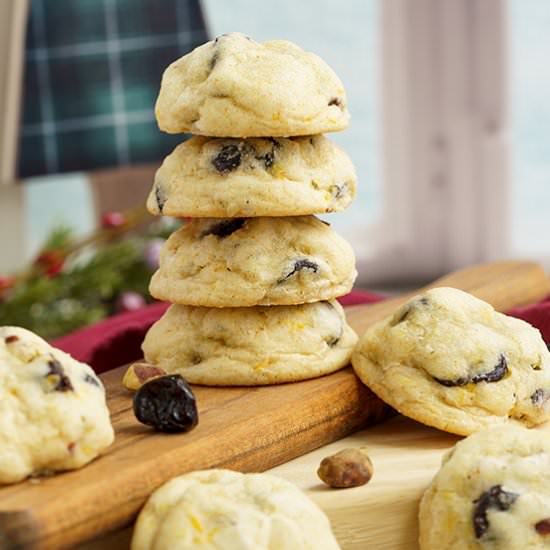 Cherry Orange with Pistachio Cookie - Recipe photo by Mycookiejourney