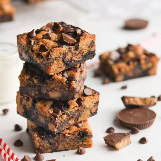 Peanut Butter Brookies - Recipe photo by A baJillian Recipes