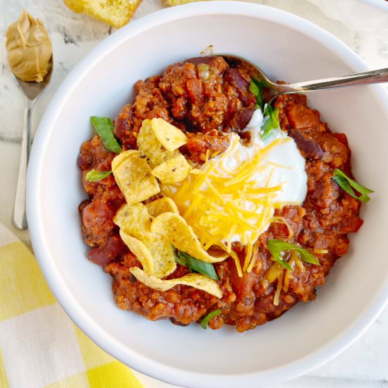 Secret Ingredient Chili - Recipe photo by theyummymuffin02