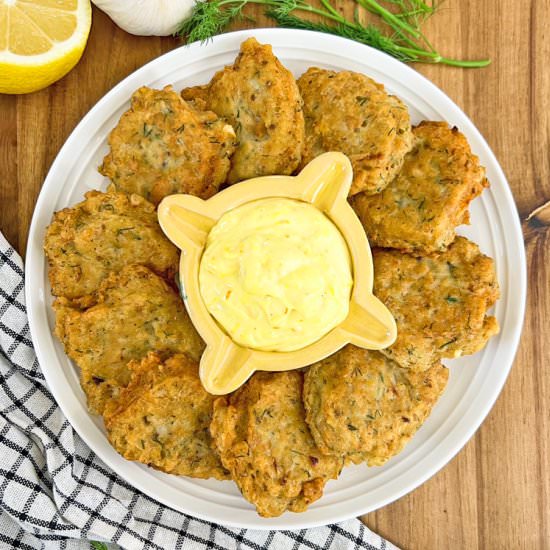 Classic Spanish Salmon Fritters - Recipe photo by Spain on a Fork