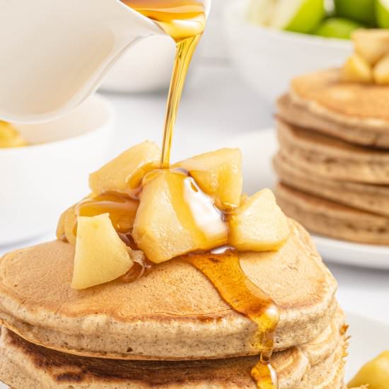 Applesauce Pancakes - Recipe photo by KyleeCooks