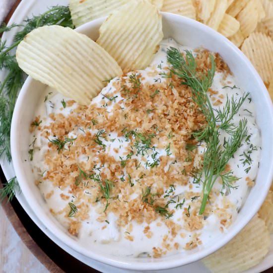 Dill Pickle Dip - Recipe photo by Whitney Bond