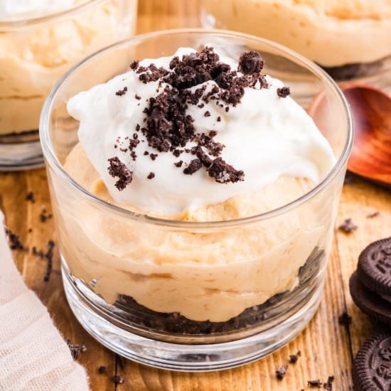 Easy Peanut Butter Mousse Recipe - Recipe photo by Grits and Pinecones