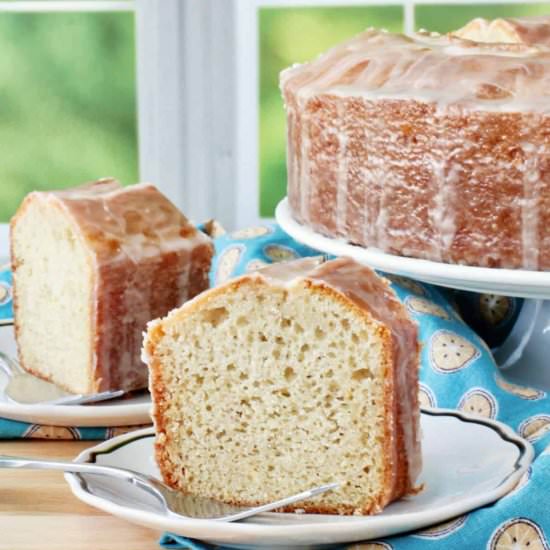 Glazed Tangerine Donut Cake - Recipe photo by karenskitchenstories