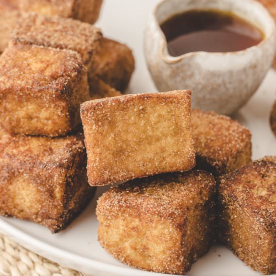 French Toast Bites-Cinnamon Sugar - Recipe photo by Grits and Pinecones