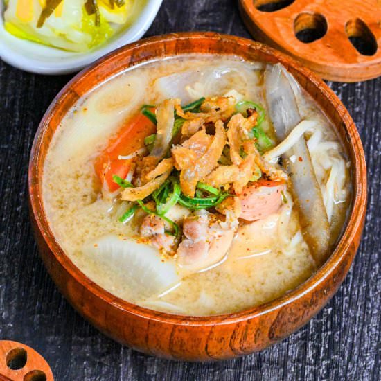 Chicken Miso Soup - Recipe photo by Sudachi Recipes