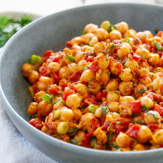 Nacho Roasted Chickpeas - Recipe photo by LifeCurrents