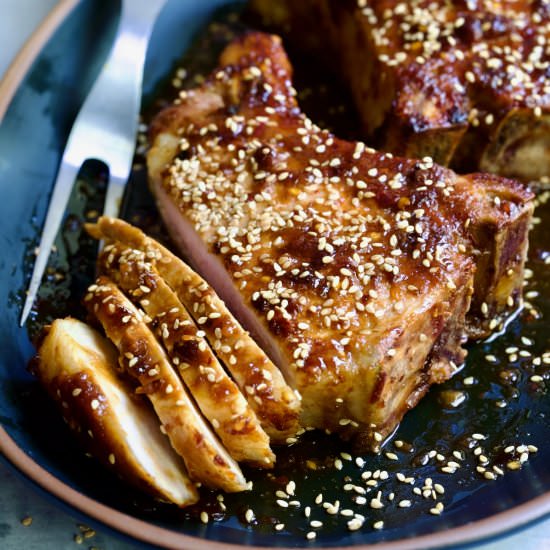 Asian Pork Chops - Recipe photo by fromachefskitchen