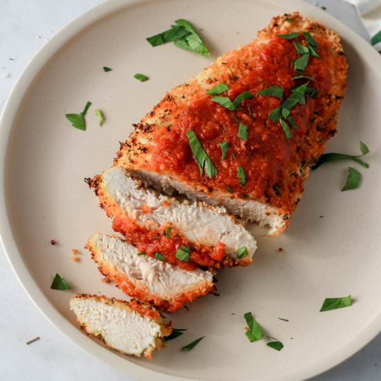 Dairy-Free Chicken Parmesan - Recipe photo by My Life After Dairy