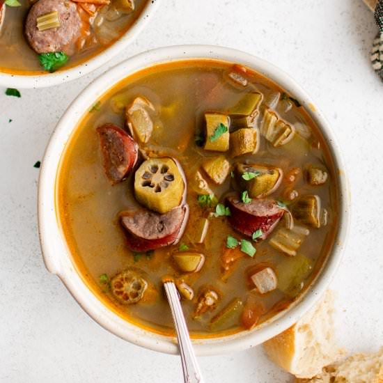 Okra Soup - Recipe photo by theforkedspoon