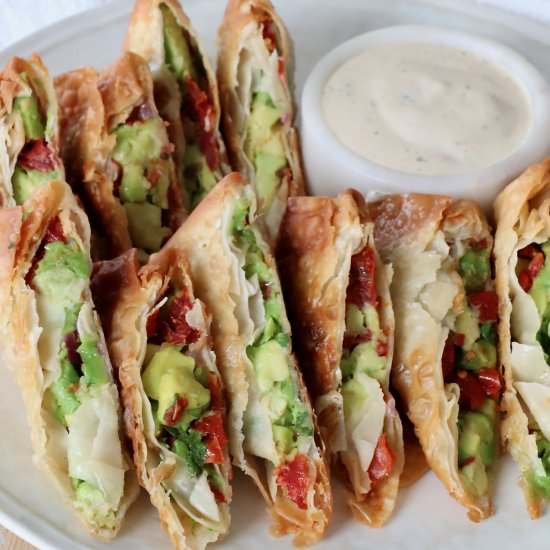 Avocado Egg Rolls - Recipe photo by Whitney Bond