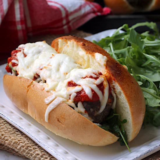 Meatball Subs - Recipe photo by DomesticDreamboat