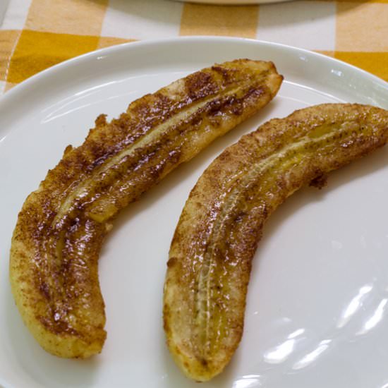 air fryer caramelized bananas - Recipe photo by Mindy B