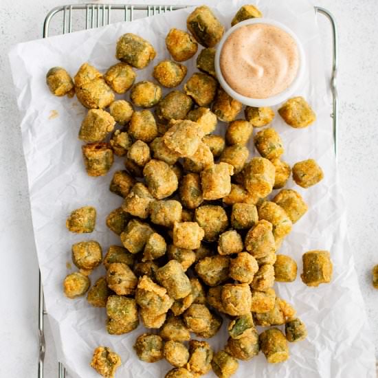 Southern Fried Okra - Recipe photo by theforkedspoon