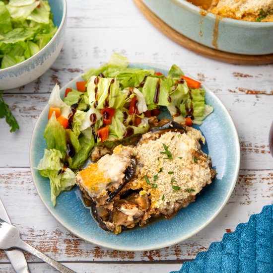 Vegan Mushroom Moussaka - Recipe photo by BitterSweet