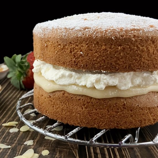Swedish Cardamom Cream Cake - Recipe photo by thespeltkitchen
