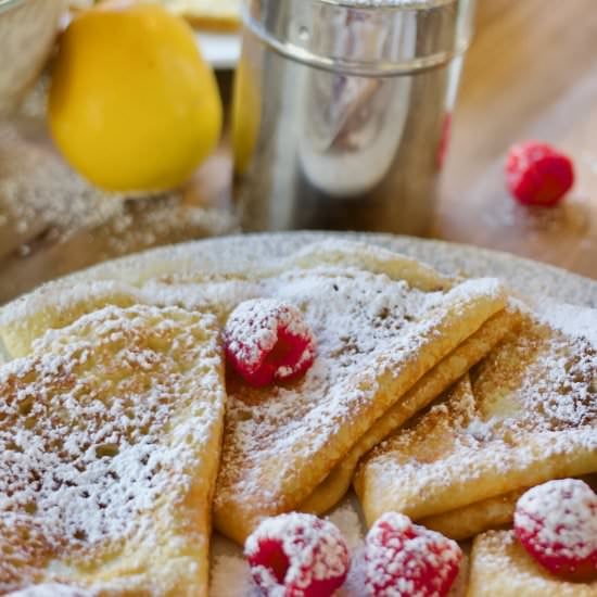 Lemon Crepes with Honey Mascarpone - Recipe photo by lanebakery