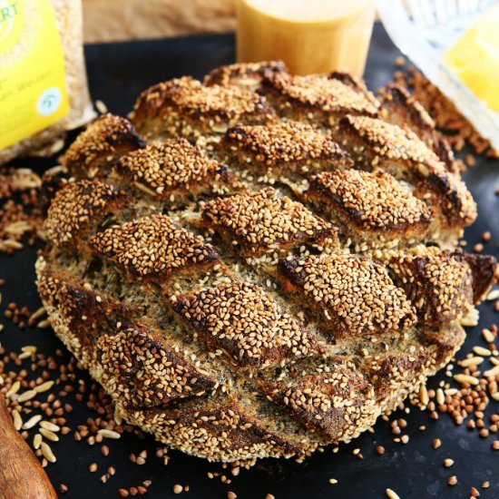 Seedy Kamut Bread - Recipe photo by angiesrecipes