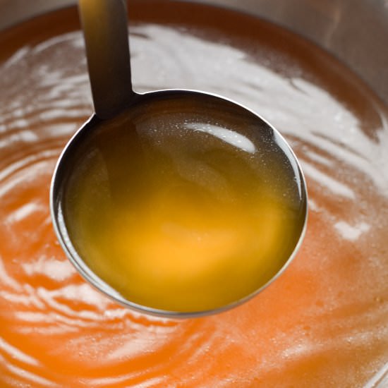 Low FODMAP Beef Bone Broth - Recipe photo by goodnomshoney