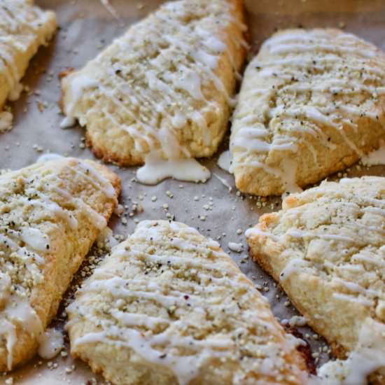 Fresh Ginger & Lemon Scones - Recipe photo by lanebakery