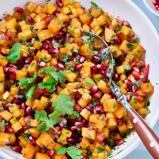 Fresh Persimmon Salsa - Recipe photo by Lemon blossoms