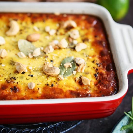 Bobotie South African Casserole - Recipe photo by angiesrecipes