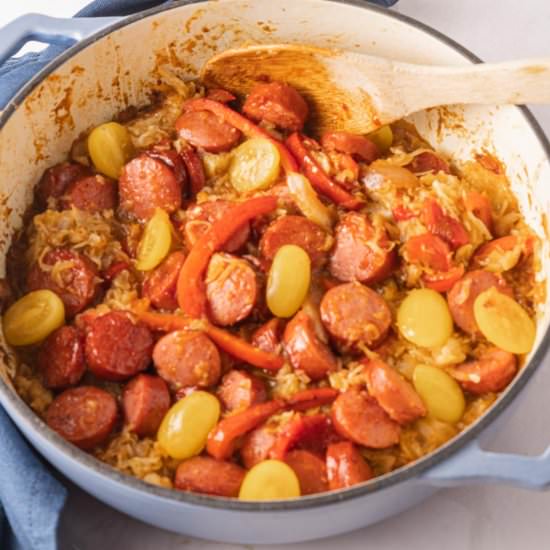 Sweet and Sour Kielbasa - Recipe photo by debsdailydish