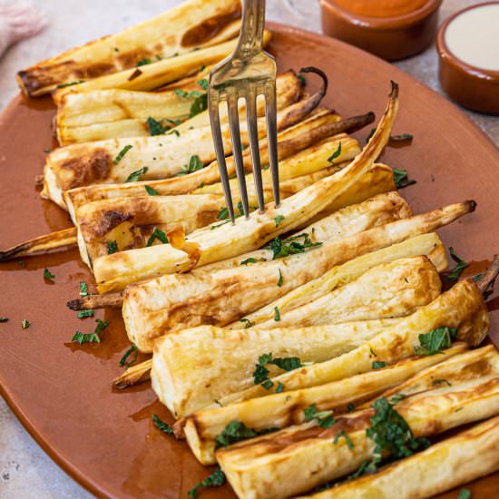 Air Fryer Parsnips - Recipe photo by Sixhungryfeet