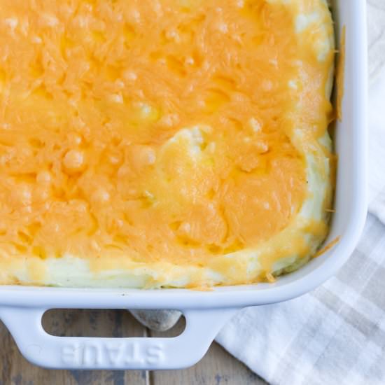 Cheesy Mashed Potato Casserole - Recipe photo by mytxkitchen