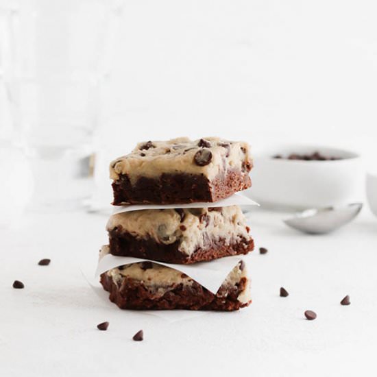 Cookie Dough Brownies - Recipe photo by Spiritedmorgan