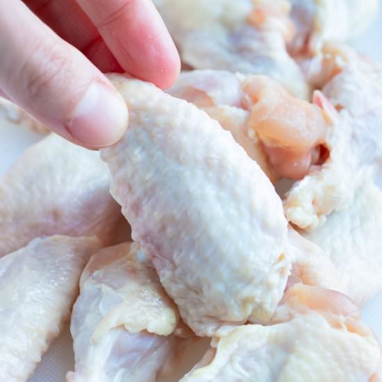 How to Cut Chicken Wings - Recipe photo by Evolving Table Food
