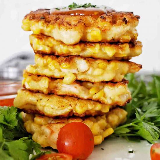 Prawn Fritters - Recipe photo by SweetCaramelSunday