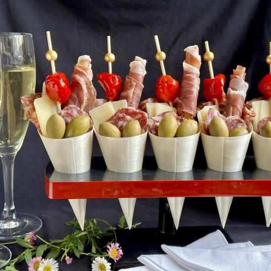 charcuterie cups - Recipe photo by christinascucina