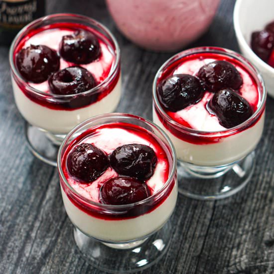 Keto Cherry Whipped Cottage Cheese - Recipe photo by MyLifeCookbook