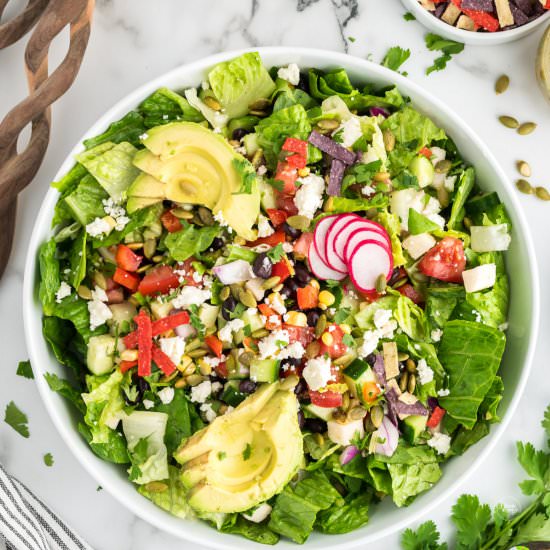 Mexican Chopped Salad - Recipe photo by thefreshcooky