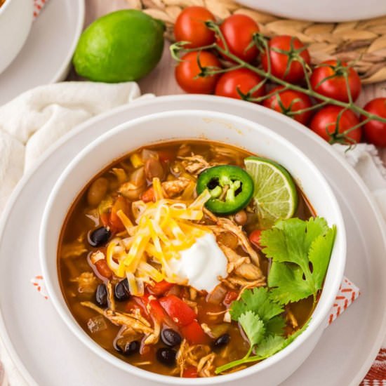 Southwest Chicken Soup - Recipe photo by thefreshcooky