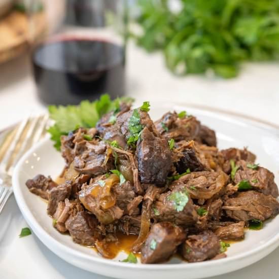 Crockpot Steak Bites (Tips) - Recipe photo by thefreshcooky