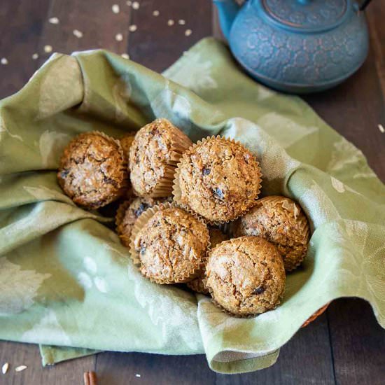 Carrot Date Muffins with Oat Bran - Recipe photo by iwilkerson