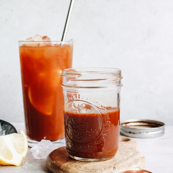 Black Tea Concentrate - Recipe photo by thefigjar