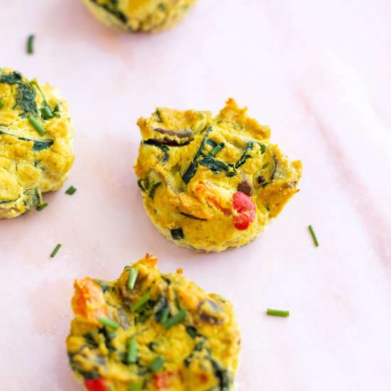 Vegan Egg Bites - Recipe photo by oatmalk