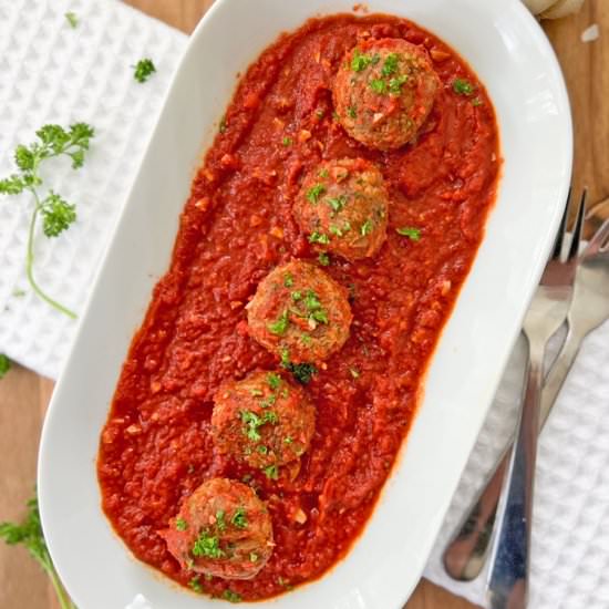 Mushroom Meatballs - Recipe photo by Spain on a Fork