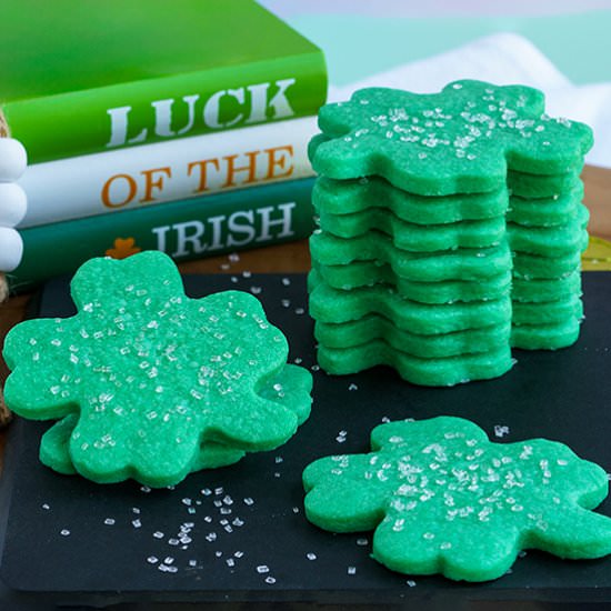 Irish Shamrock Sugar Cookies - Recipe photo by Mycookiejourney