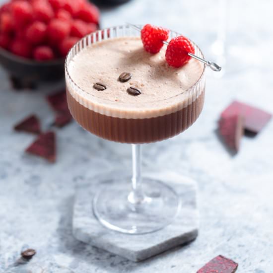 Raspberry Chocolate Martini - Recipe photo by thehealthfulideas