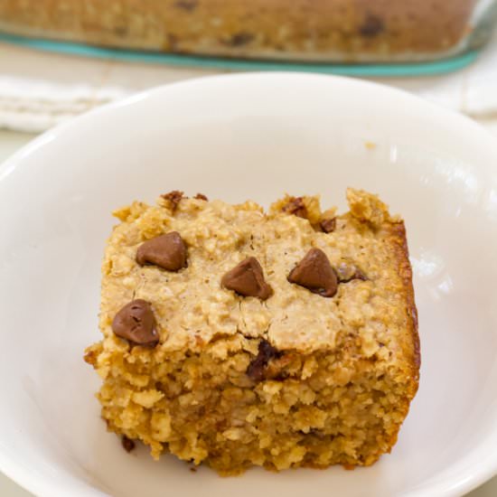 chocolate chip baked oatmeal - Recipe photo by Mindy B