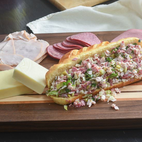 Viral Grinder Sandwich - Recipe photo by Feed Your Soul