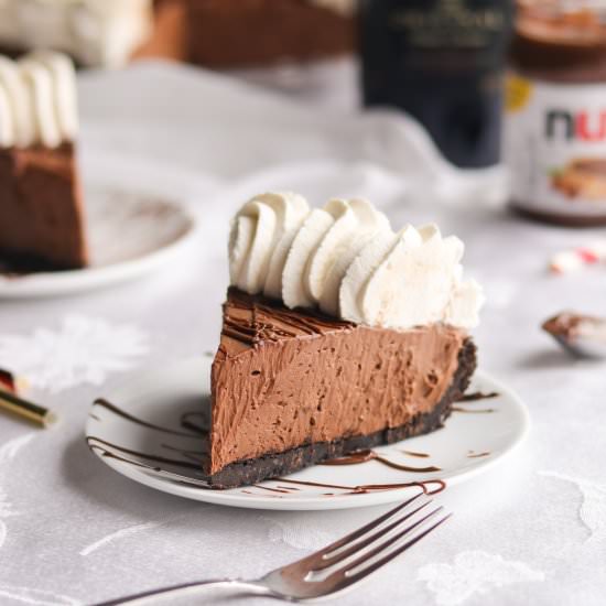 Nutella Irish Cream Pie - Recipe photo by A baJillian Recipes